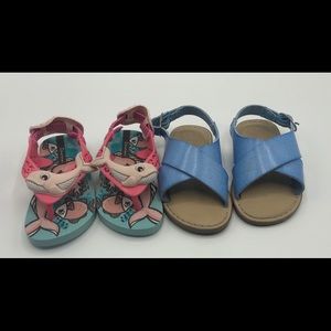 Bundle Toddler girl 5t sandal and flip flops